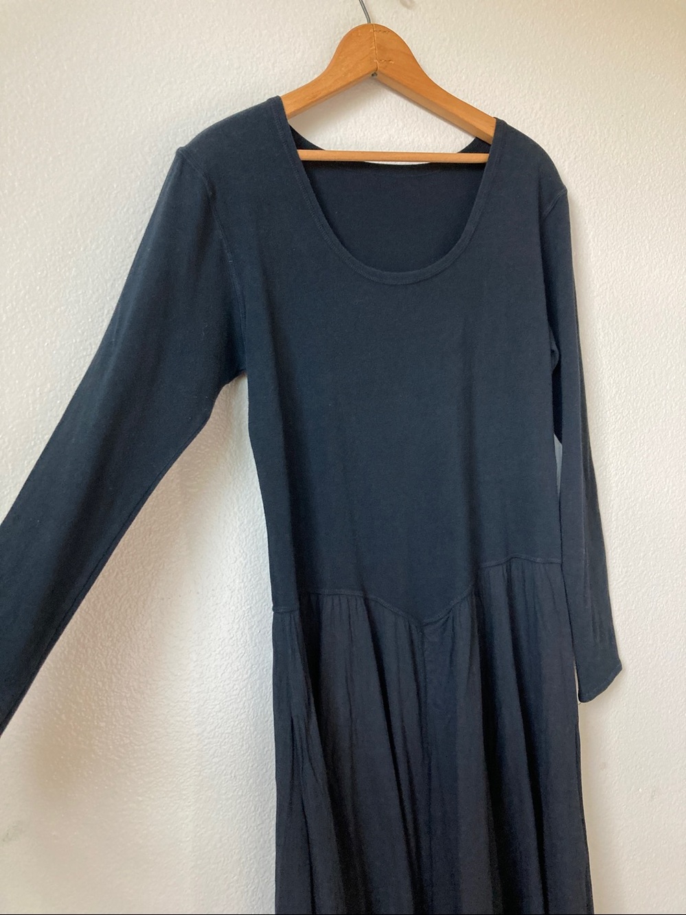 Luna Luz Dart & Tie Avant Garde Minimalist Dress Origami Bubble Midi sz L - Picture 8 of 14